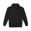 Black Christian fitness hoodie featuring a Spartan warrior lifting a barbell with the slogan "Pray Eat Lift" and faith-inspired strength training design.