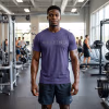 Storm Faith & Fitness Christian workout T-shirt featuring the phrase “Faith. Fuel. Fitness.” for athletes, gym enthusiasts, and believers.
