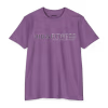 Purple Rush Faith & Fitness T-shirt featuring the phrase “Faith. Fuel. Fitness.” Christian workout shirt for athletes, gym enthusiasts, and active believers.